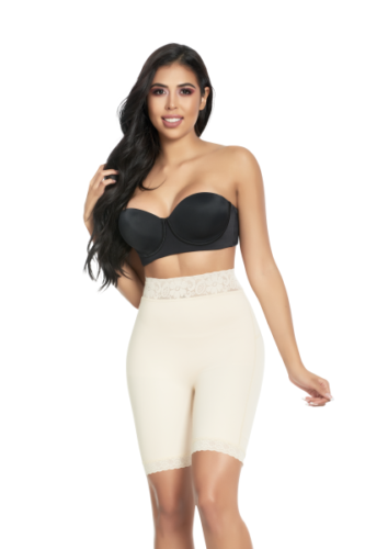 Deluxe High Waist Latex Shorts 1612 by Ann Michell