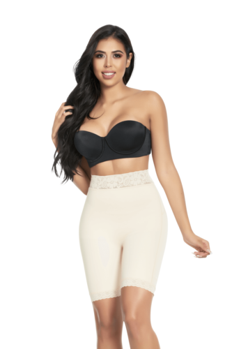 Deluxe High Waist Latex Shorts 1612 by Ann Michell