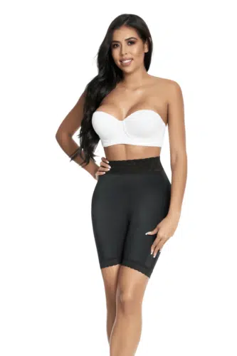 Deluxe High Waist Latex Shorts 1612 by Ann Michell