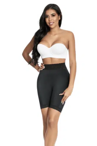 Deluxe High Waist Latex Shorts 1612 by Ann Michell