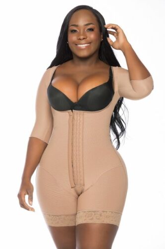 Post BBL Faja with Sleeves 300 Cristal Cocoa
